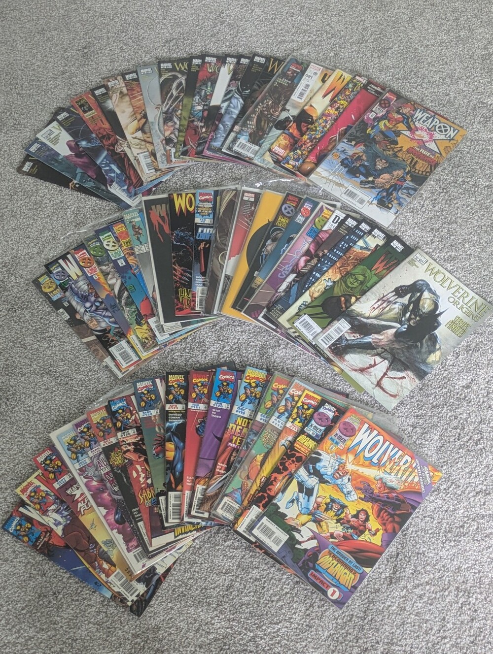 HUGE Wolverine Marvel Comics Lot (68) No Duplicates One Shot Variant All Years